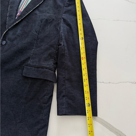 Robert Graham Navy Corduroy Men's Blazer, Size 48L - Picture 15 of 15
